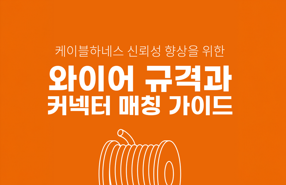 와이어 규격과 커넥터 매칭 가이드